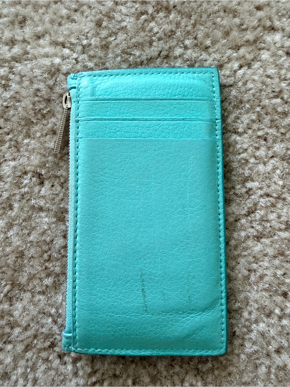 Tiffany & Co. Small Zip Card Holder with zipper - Picture 3 of 7